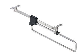 Uttrekkbar stang for skap med skyvedører 36cm