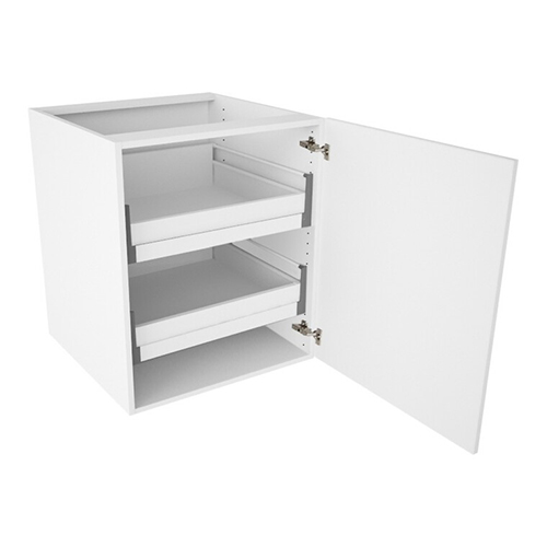 Underskab, 1 låge, 2 bakker (indvendig). H:704 B:600 D:580