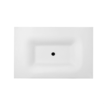 Integrert vask 620mm - Type 2 - Glacier hvit