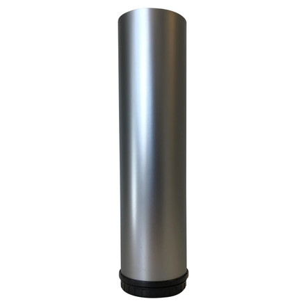Sokkelben Ø60x250 mm Alu-look