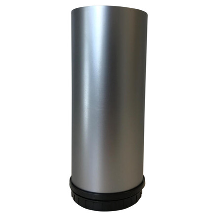 Sokkelben Ø60x165 mm Alu-look