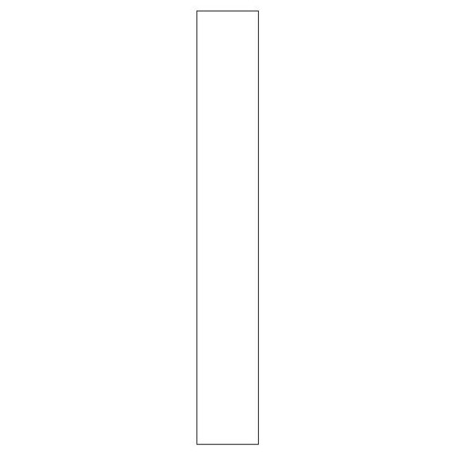 Tilpasning til underskap<br> H: 70,4 cm B: 10 cm