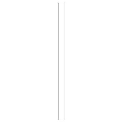 Tilpasning til ekstra høyt korpus<br> H: 214,4 cm B: 10 cm