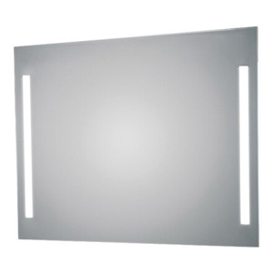 Loevschall speil med LED lys<br> H: 65 cm