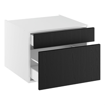 korpus/ korpus for vaskemaskin med 2 skuffer