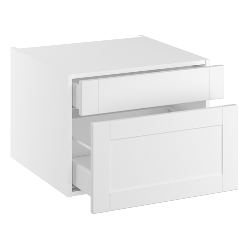 korpus/ korpus for vaskemaskin med 2 skuffer