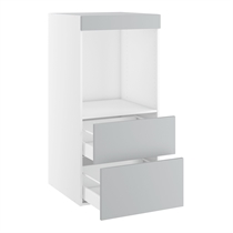 Designskap for korpus med 2 skuffer
