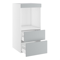 Designskap for korpus med 2 skuffer