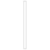 Tilpasning til korpus<br> H: 195,2 cm B: 10 cm