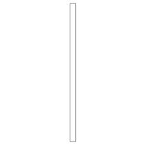Tilpasning til underskap<br> H: 240 cm B: 10 cm
