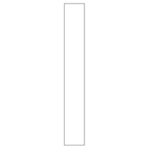 Tilpasning til underskap<br> H: 70,4 cm B: 10 cm