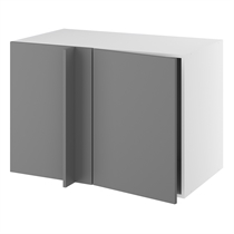 Hjørneskap med 1/2 karusell<br> og blenderplate