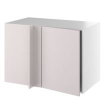 Hjørneskap med 1/2 karusell<br> og blenderplate