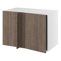 Hjørneskap med 1/2 karusell<br> og blenderplate