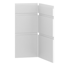 Hengslet dør 3-delt montert<br> Passer til U9090 H: 70 cm B: 29,6 cm