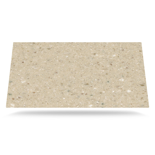 Beige Fieldstone Corian bordplate på mål