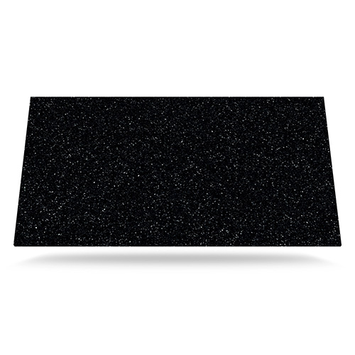 Deep Black Quartz Corian benkeplate på mål