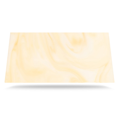 Gylden onyx Corian bordplate på mål